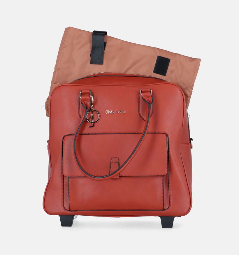Olivia Lauren Sasha Sac à roulettes en Cognac pour femmes (333994)
