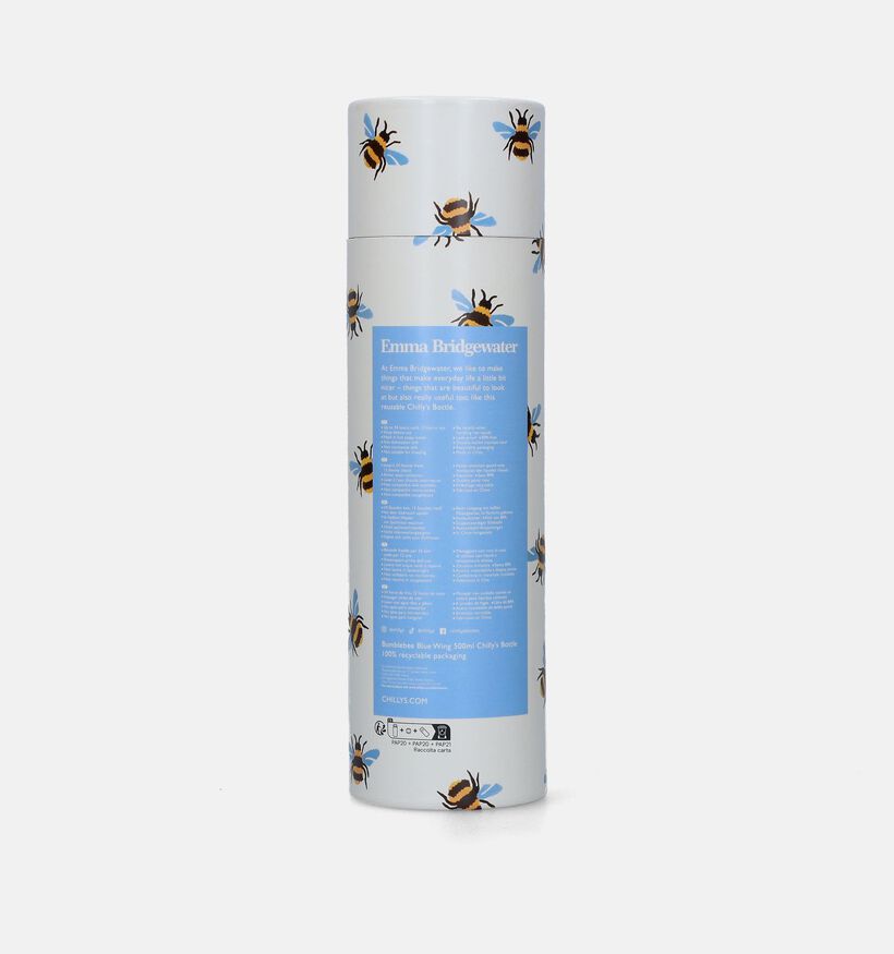 Chilly’s x Emma Bridgewater Bumblebees Gourde en Écru 500 ml pour filles, femmes (343553)