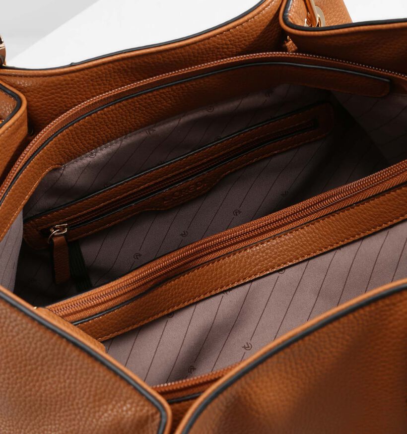 L.Credi Ebony Sac &agrave; main en Cognac pour femmes (379575)