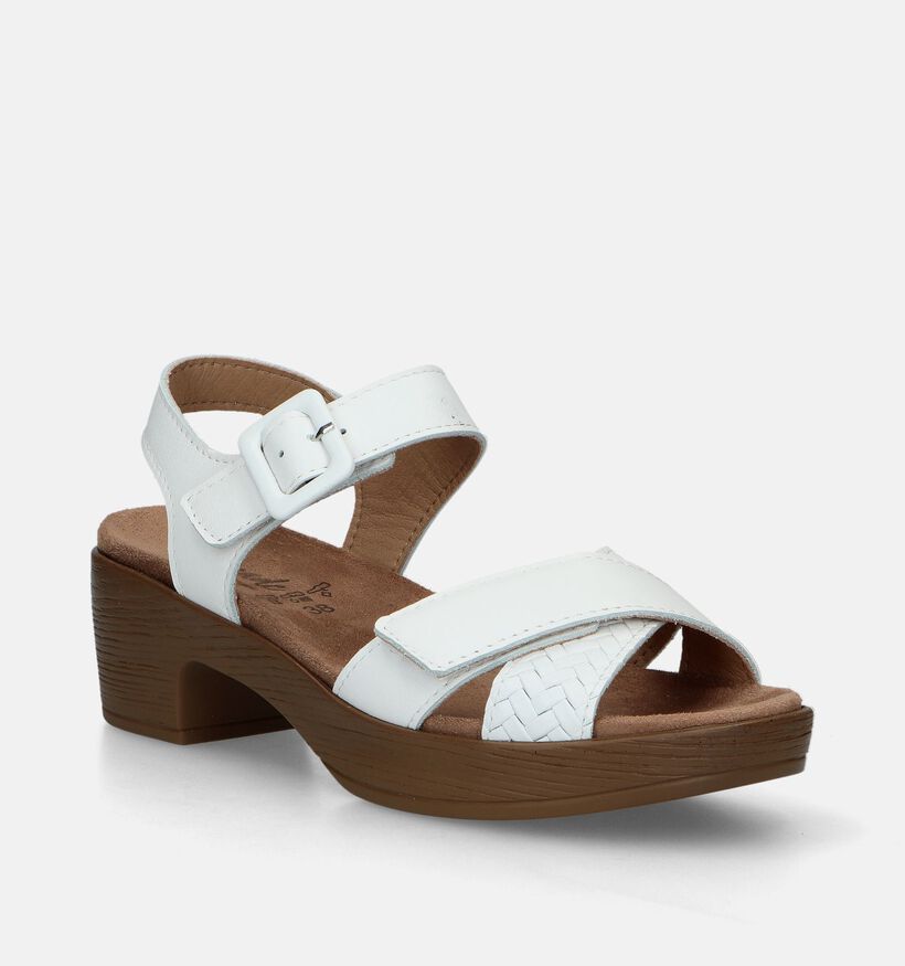 Solemade Luz Witte Sandalen voor steunzolen voor dames (339712) - geschikt voor steunzolen