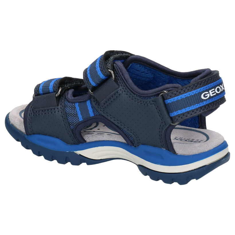 Geox Sandales en Bleu foncé en simili cuir (267484)