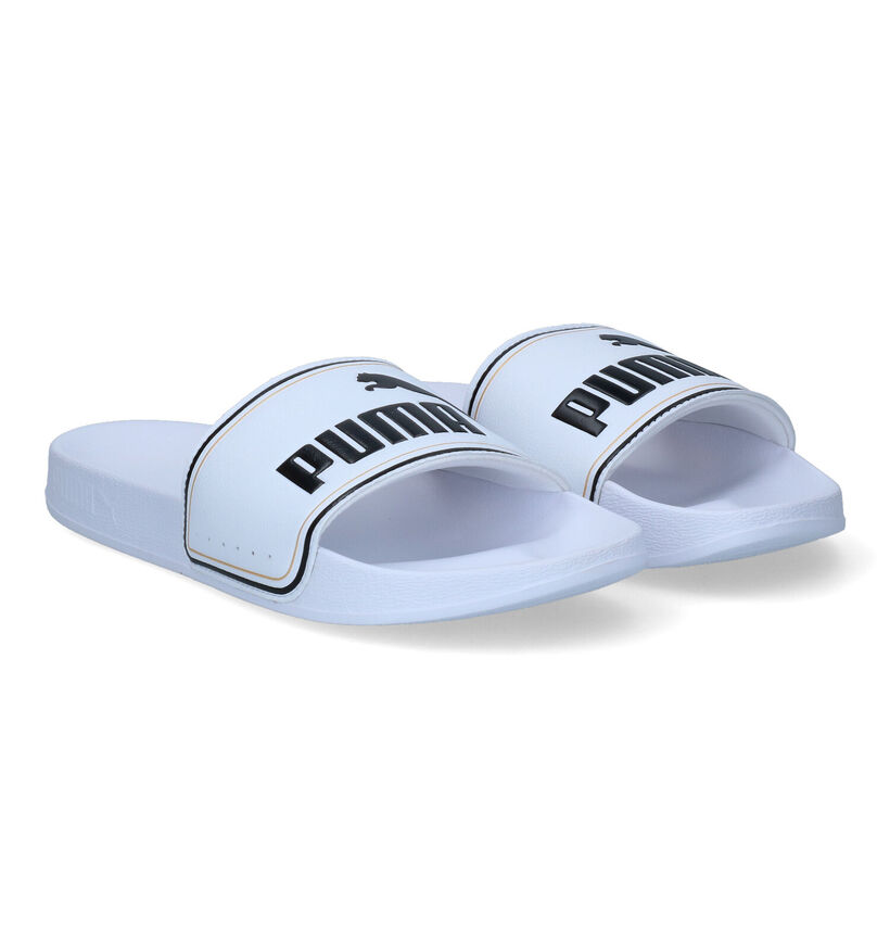 Puma Leadcat FTR Witte Badslippers voor meisjes (317407)