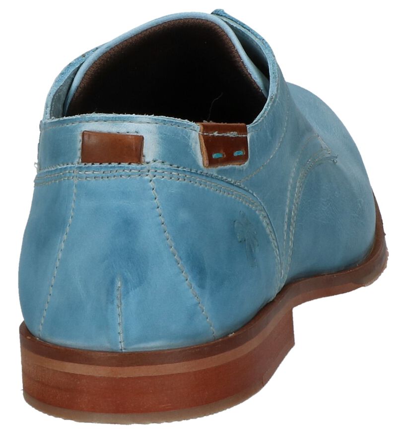 Bullboxer Chaussures habillées en Bleu clair en cuir (220798)