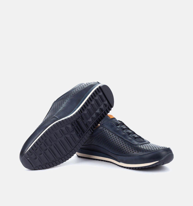 Pikolinos Liverpool Mocassins en Bleu pour hommes (355438) - pour semelles orthopédiques