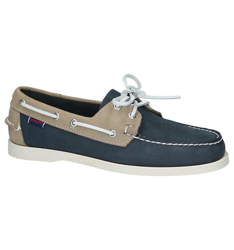 Sebago Dockside Portland Spinnaker Blauwe Bootschoenen voor heren (336835)