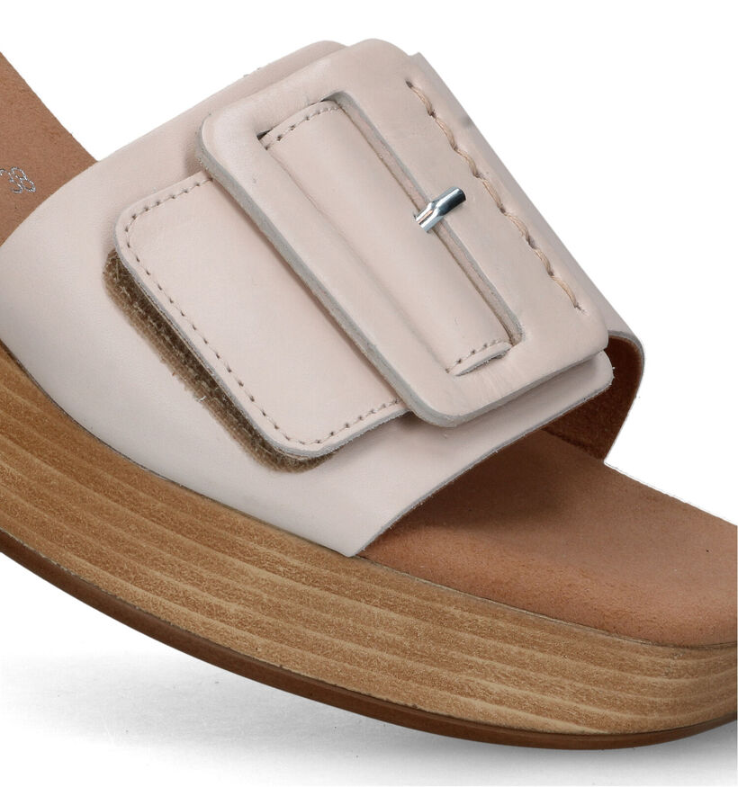 Gabor Comfort Nu-pieds mules en Beige pour femmes (323421)