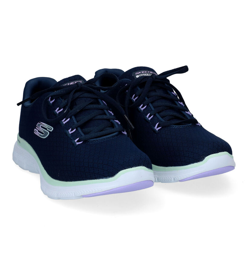 Skechers Flex Appeal 4.0 Baskets en Bleu pour femmes (310846)