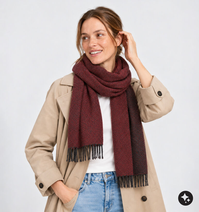 Via Limone Ch&acirc;le en Bordeaux/Marron pour femmes (382723)