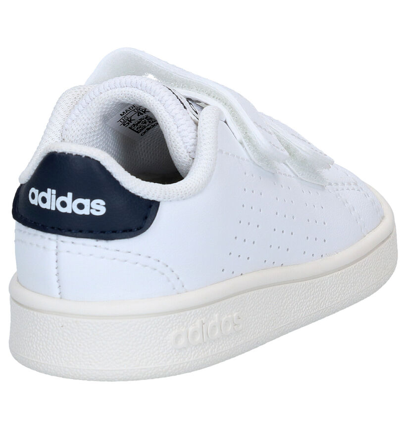 adidas Advantage I Witte Babysneakers in kunstleer (284598)