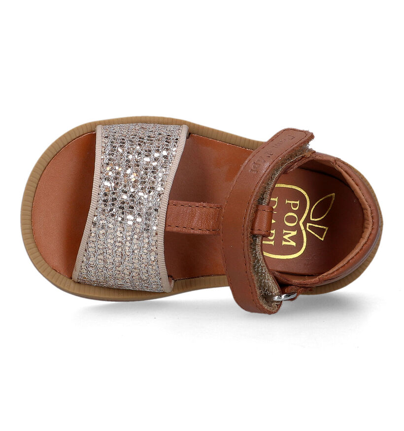 Pom d'Api Poppy Tao Easy Cognac Sandalen voor meisjes (322881)