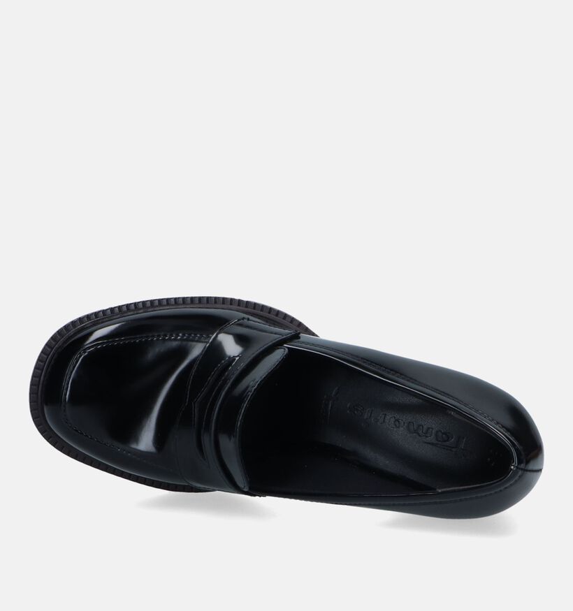 Tamaris Mocassins avec talon en Noir pour femmes (338508)