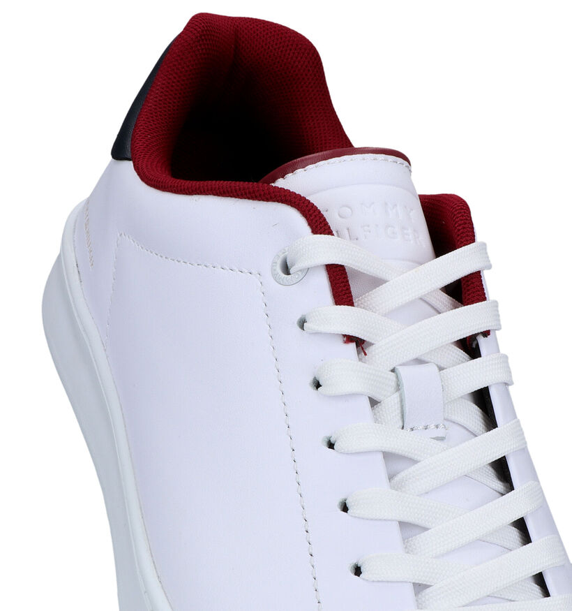 Tommy Hilfiger Court Baskets en Blanc pour hommes (321222)