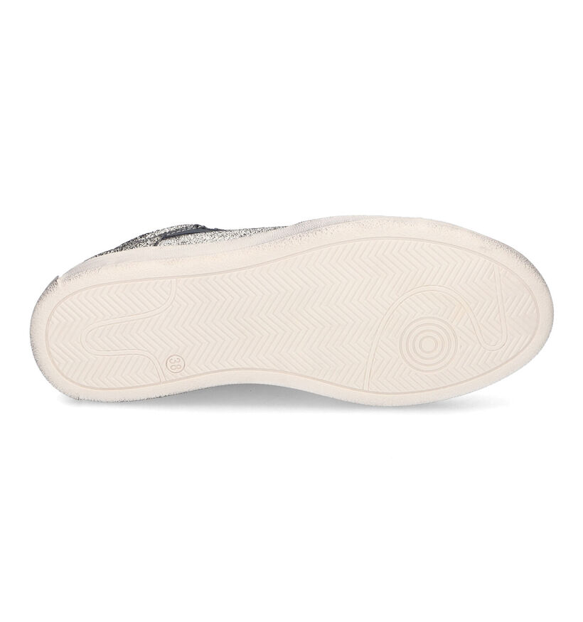 Méliné Gouden Hoge Sneakers in leer (316065)