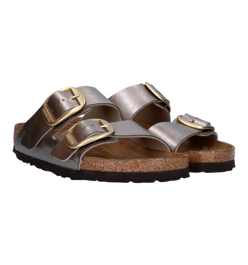 Birkenstock Arizona Big Buckle Nu-pieds en Noir pour femmes (337973)