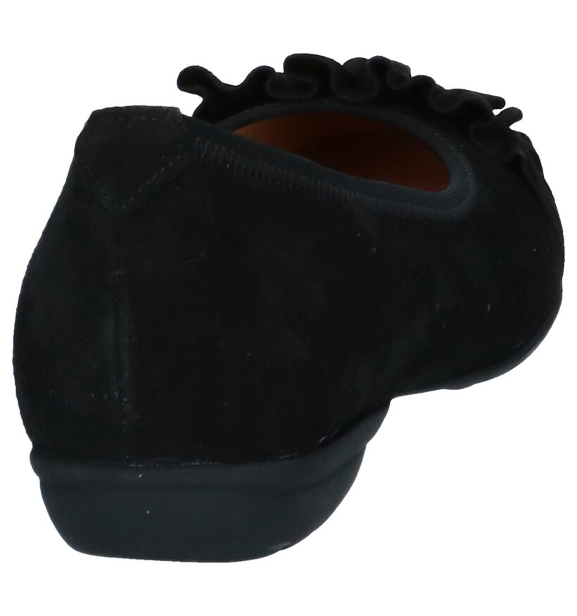 Donkerblauwe Ballerina's Gabor OptiFit in daim (245333)