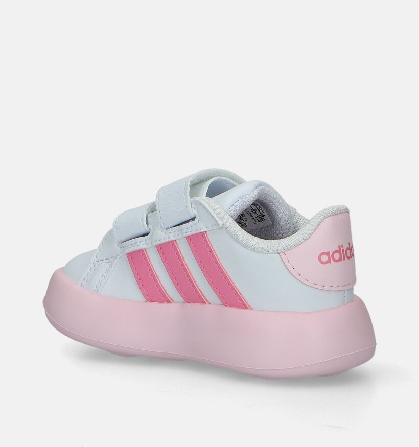 adidas Grand Court 2.0 CF I Witte Sneakers voor meisjes (341680)