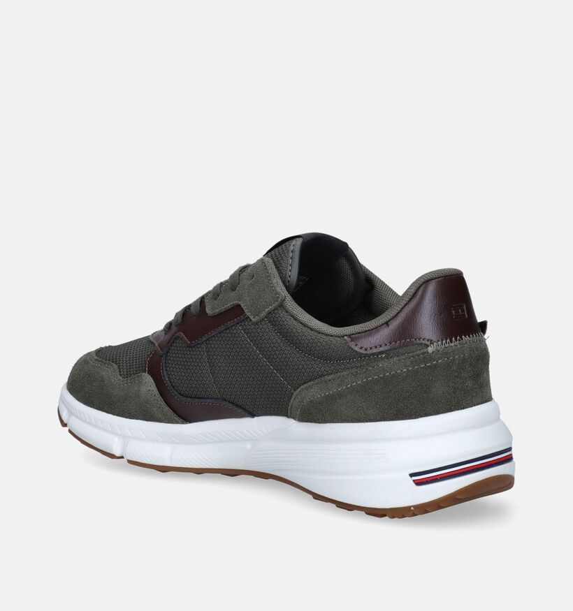 Tommy Hilfiger Faston Cordura Mix Chaussures à lacets en Vert pour hommes (345809) - pour semelles orthopédiques