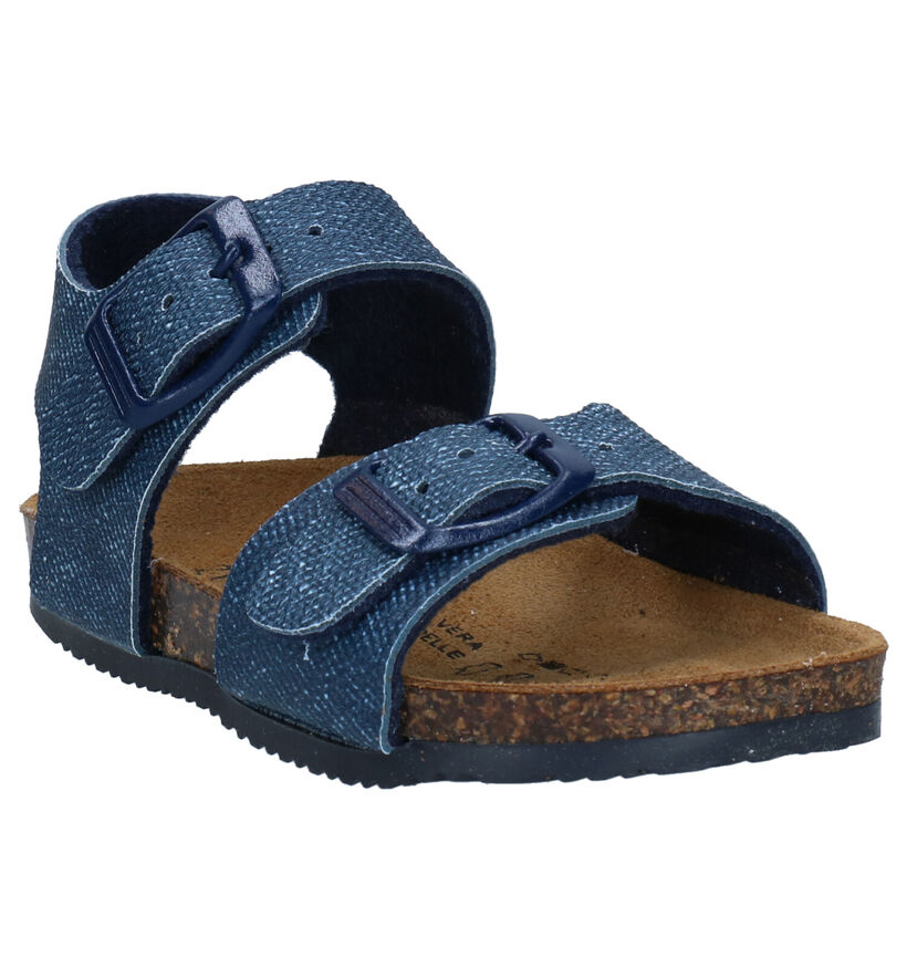 Biomodex Sandales en Bleu foncé en simili cuir (284499)