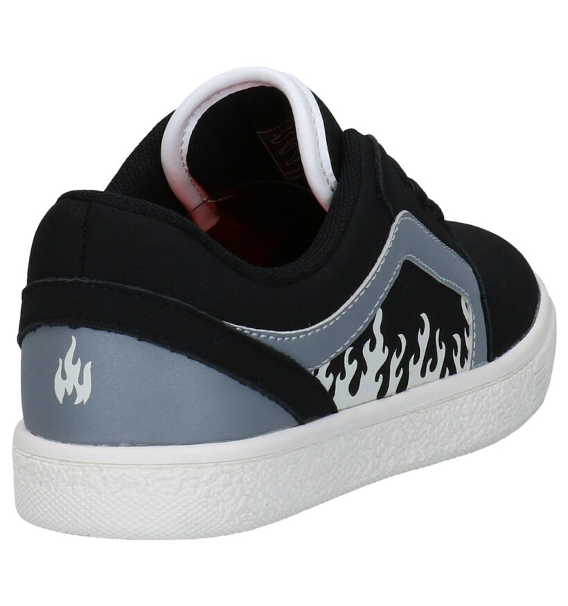 Flashion Designers Zwarte Sneakers in kunstleer (282904)