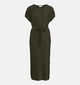 Vila Tahlia Donkergroene Midi-Jurk voor dames (361322)