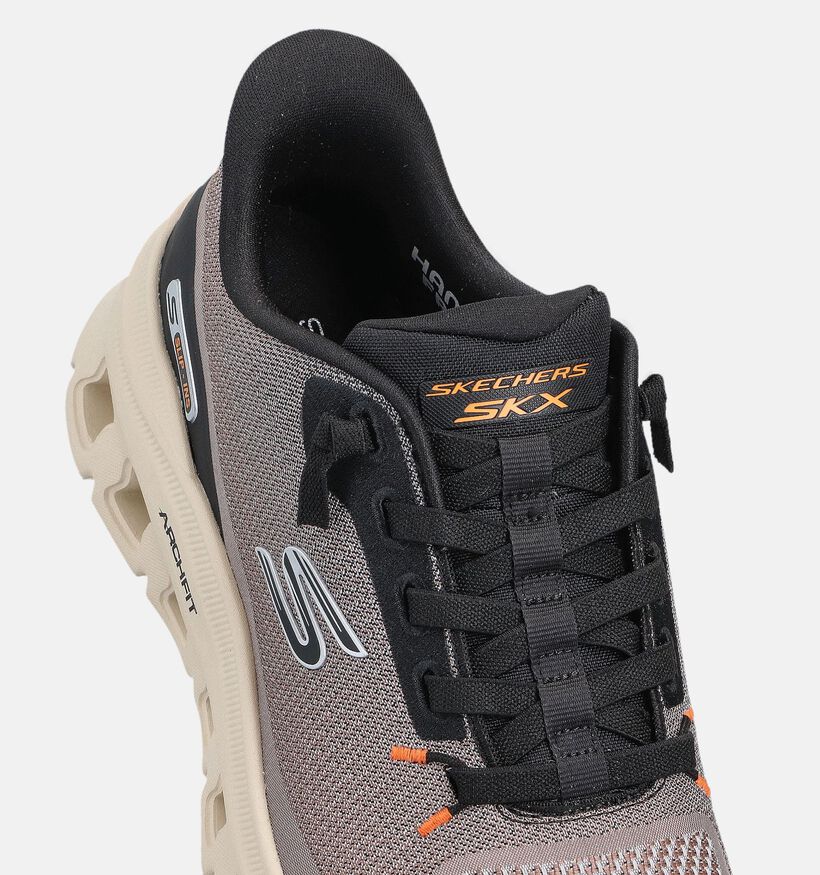 Skechers Arch Fit Glide-Step Pro Taupe Sneakers voor heren (366507)