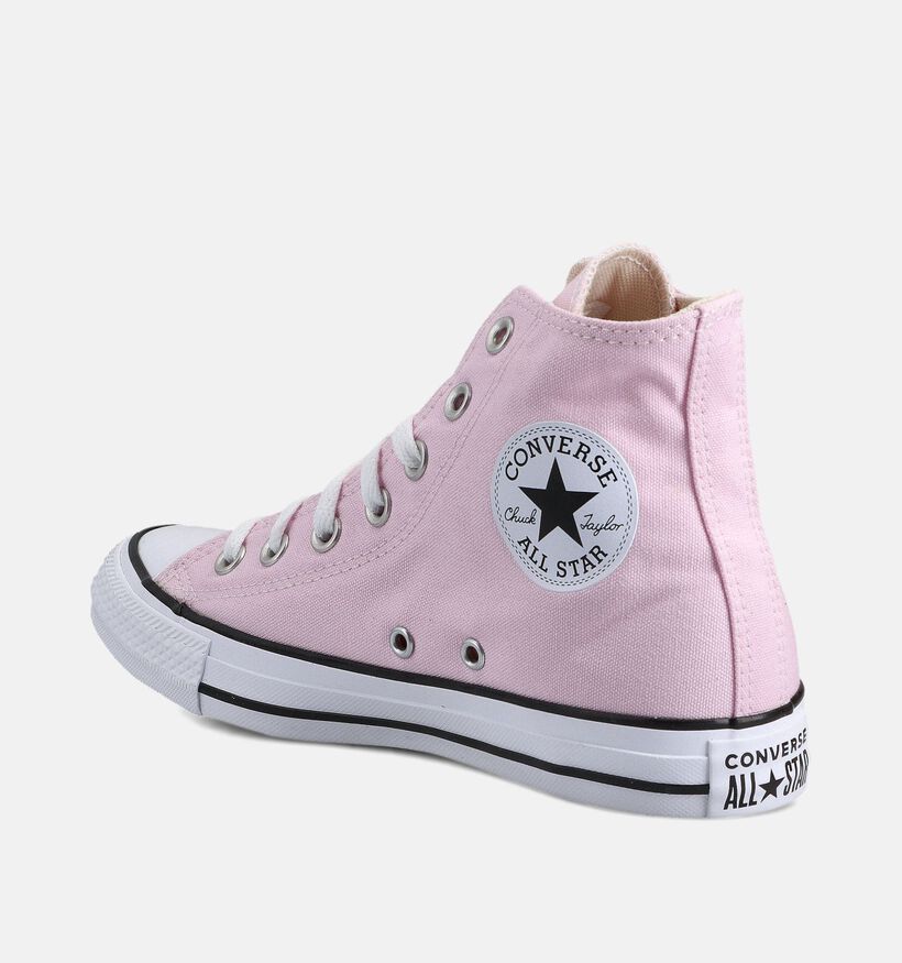 Converse Chuck Taylor All Star Baskets montantes en Rose pour femmes (368481) - pour semelles orthop&eacute;diques