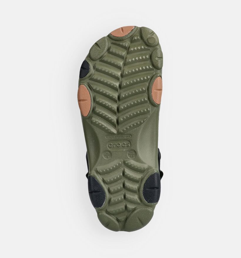 Crocs Clog Claquettes en Vert kaki pour hommes (370933)