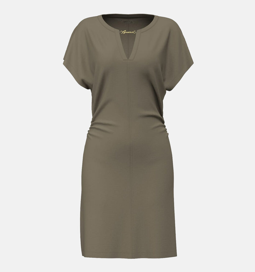 Guess Mini-logo Kakigroene Korte Jurk voor dames (375884)