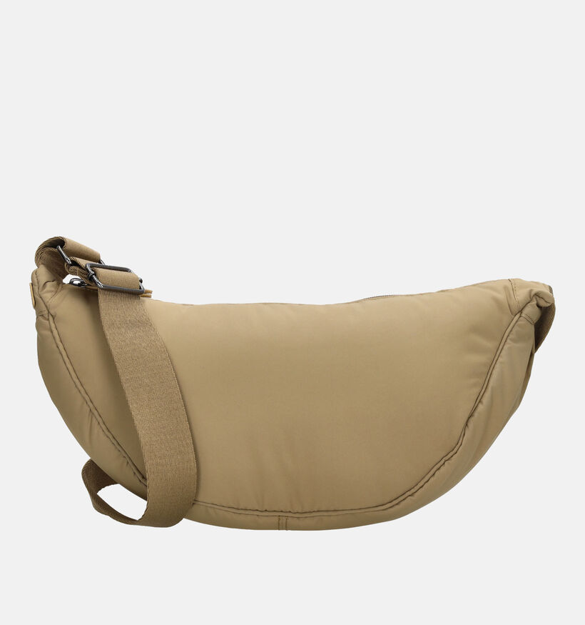 Beagles Sacs port&eacute; crois&eacute; en Taupe pour femmes (379987)