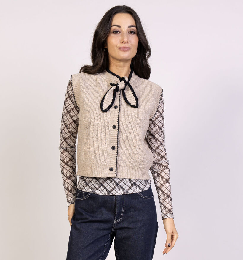 Vero Moda Napoli Gilet en Beige pour femmes (365931)