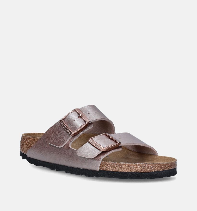 Birkenstock Arizona Nu-pieds en Rose or pour femmes (350889)