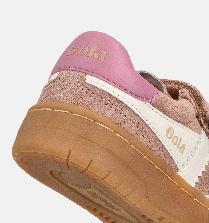 Gola Baskets basses en Rose pour filles (361010) - pour semelles orthopédiques