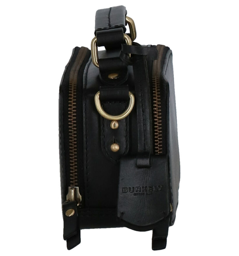 Burkely Edgy Eden Crossbodytas Zwart in leer (260932)