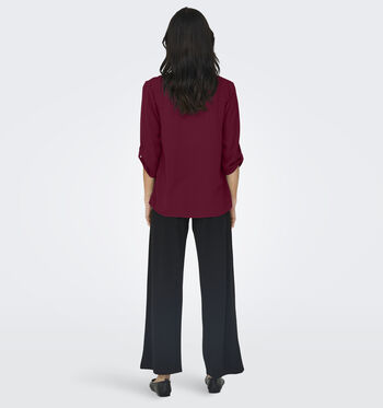JDY Blouses Noir/Bordeaux