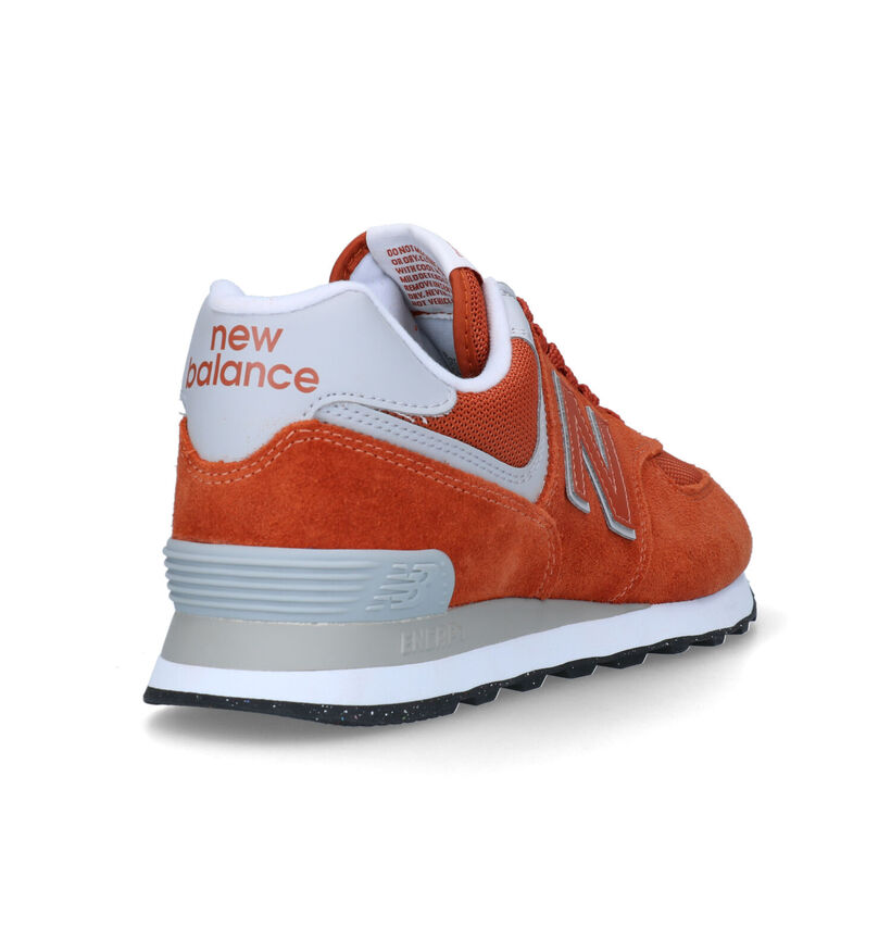 New Balance U574 Oranje Sneakers voor heren (312070) - geschikt voor steunzolen