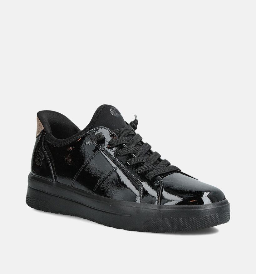Jana Zwarte Sneakers voor dames (360425) - geschikt voor steunzolen