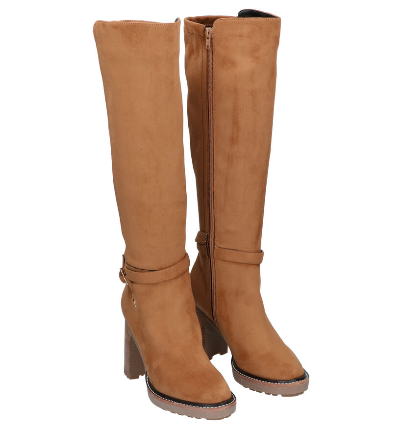 Nathan-Baume Cognac Laarzen in stof (297777)
