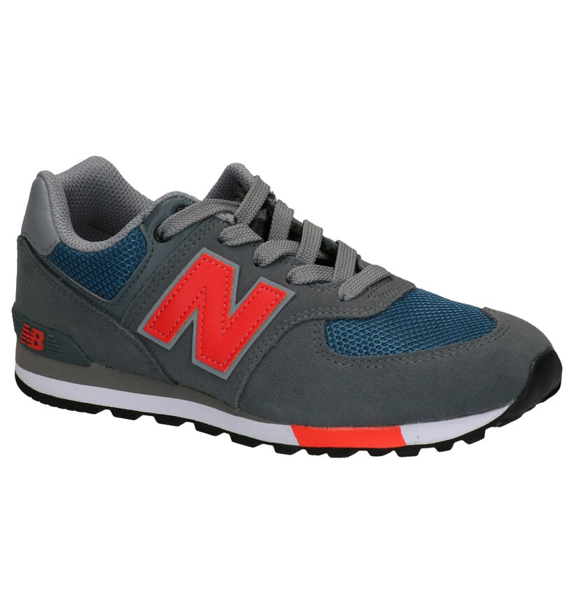 New Balance GC574 Blauwe Sneakers in daim (253363)