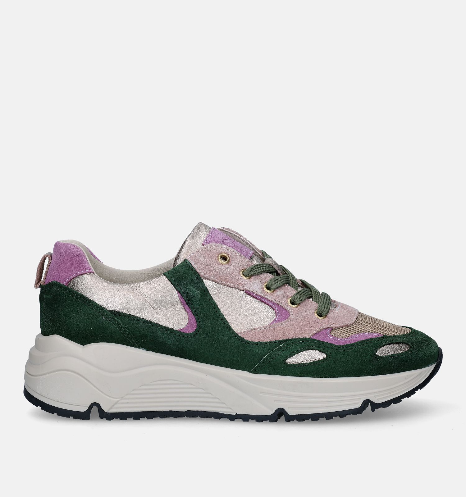 Donkergroene sneakers on sale dames