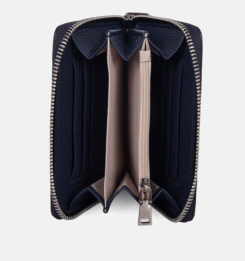 Laurent David Donkerblauwe Ritsportemonnee voor dames (374042)