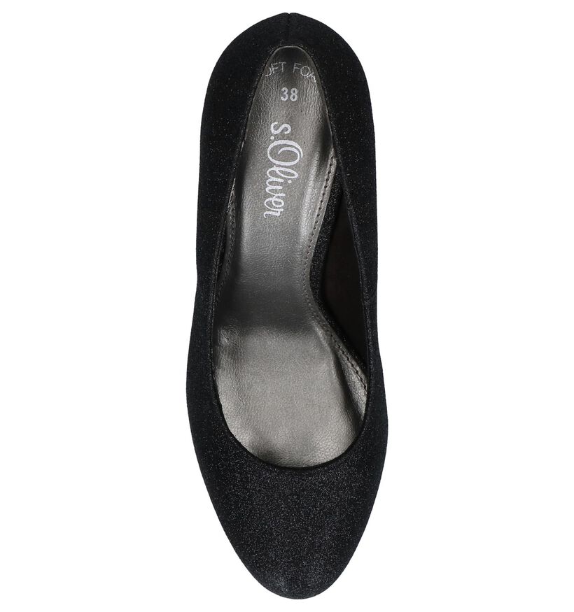 s.Oliver Escarpins classique en Noir en textile (237910)