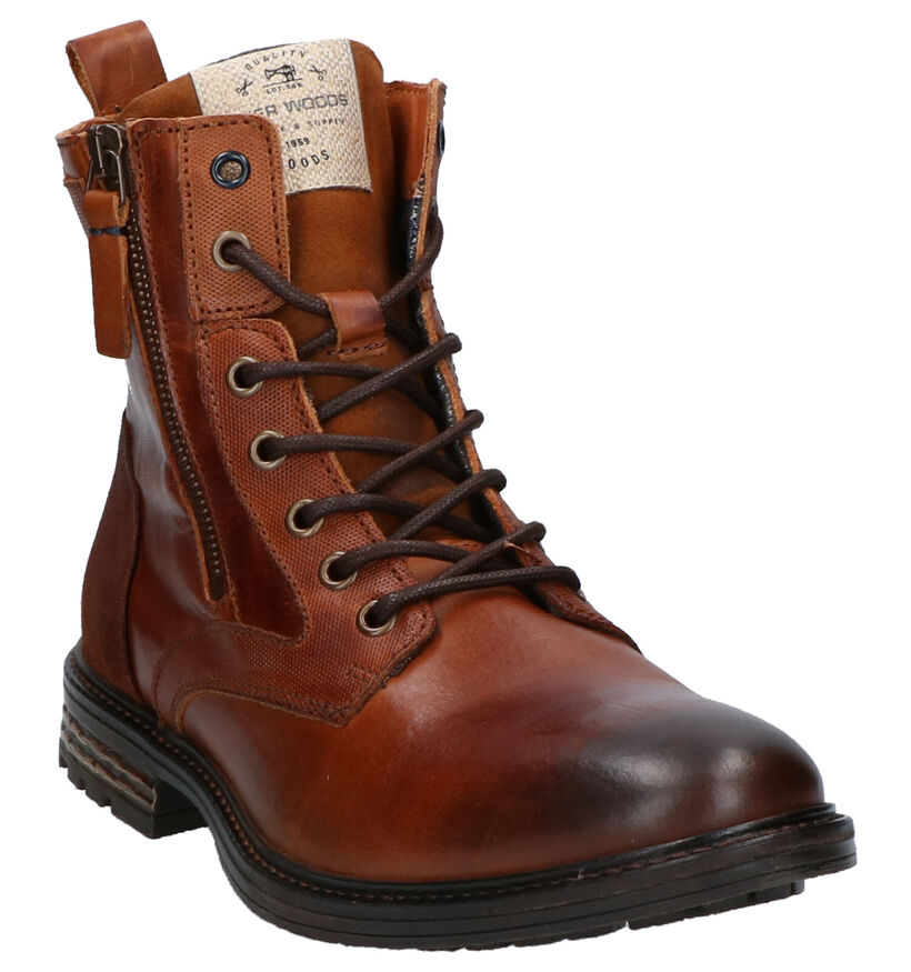 River Woods Risk Cognac Boots in lakleer (259911)
