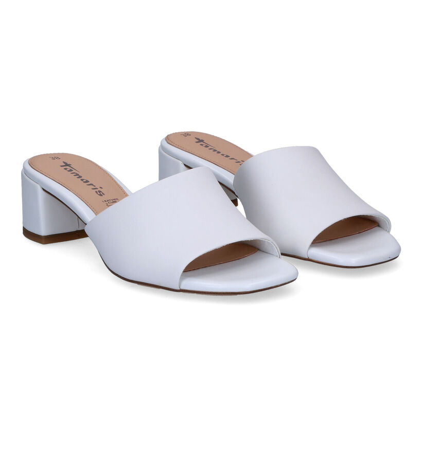 Tamaris Touch it Mules en Blanc pour femmes (307561)