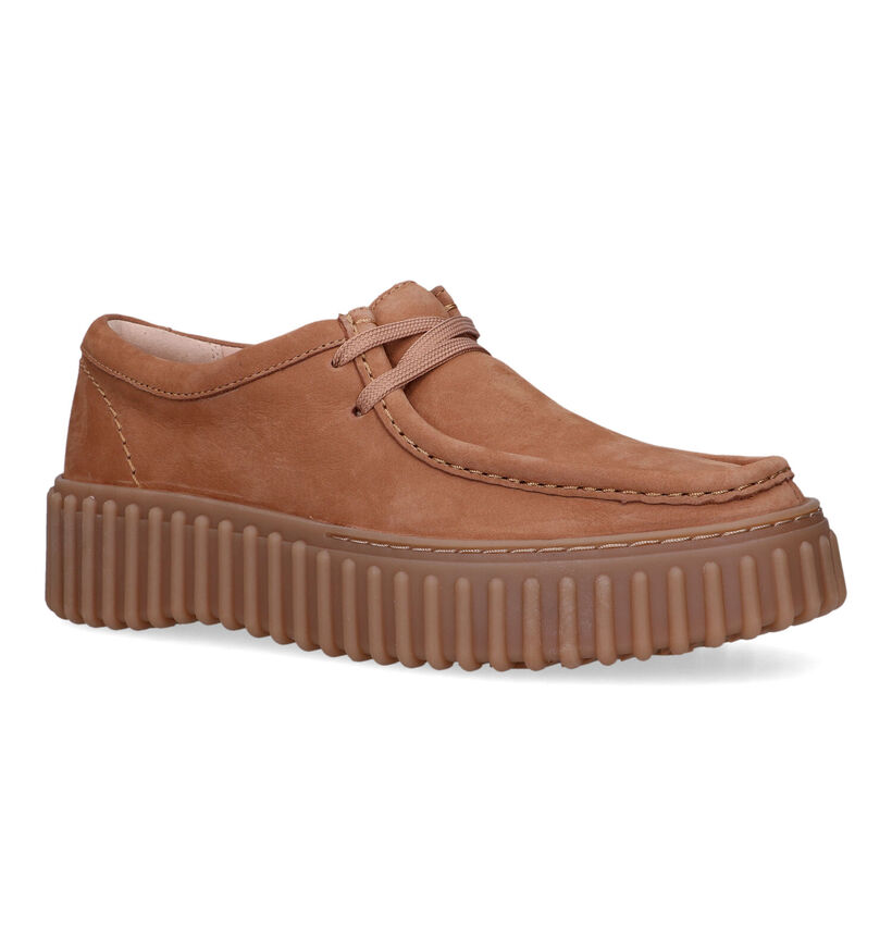 Clarks Torhill Bee Camel Veterschoenen voor dames (321787) - geschikt voor steunzolen