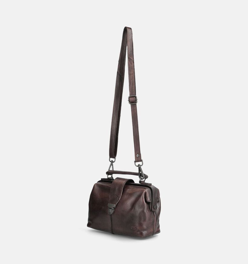 Bear Design Sac &agrave; main en Brun fonc&eacute; pour femmes (382111)