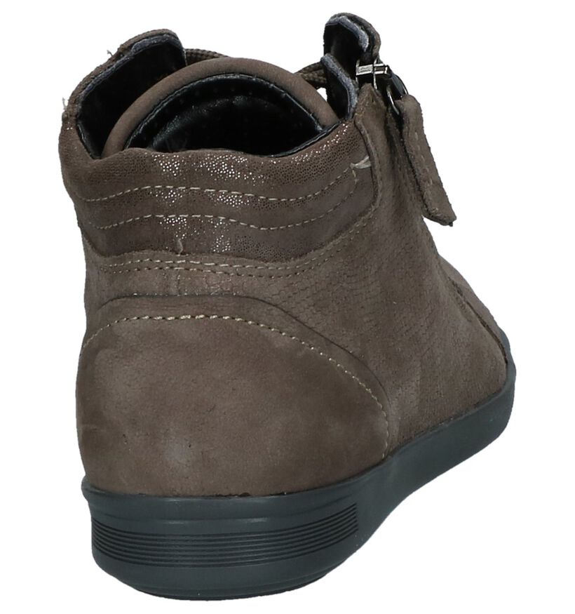 Mirel Sally Taupe Boots met Rits/Veter, , pdp