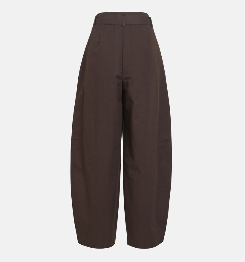 Vila Jemma Barrel Tailored Donkerbruine Broek voor dames (382041)