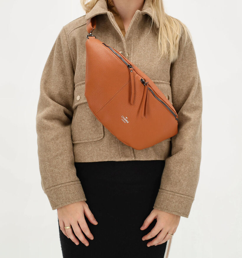 Charm London Cognac Crossbody tas voor dames (358942)