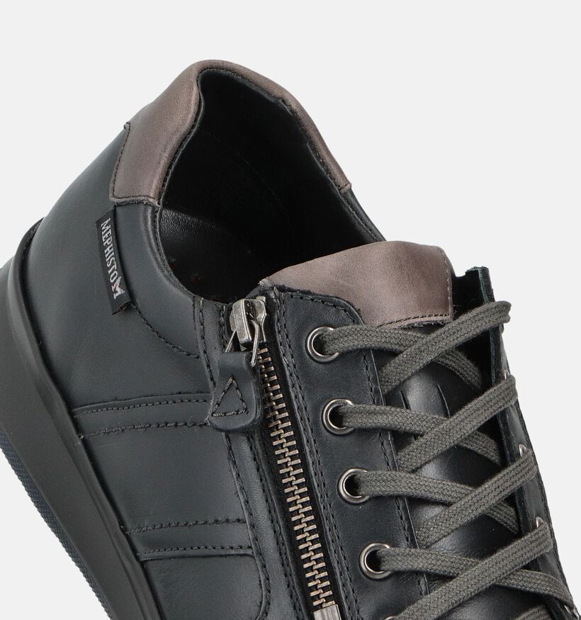Mephisto Lisandro Randy Chaussures plates en Noir pour hommes (362824) - pour semelles orthopédiques