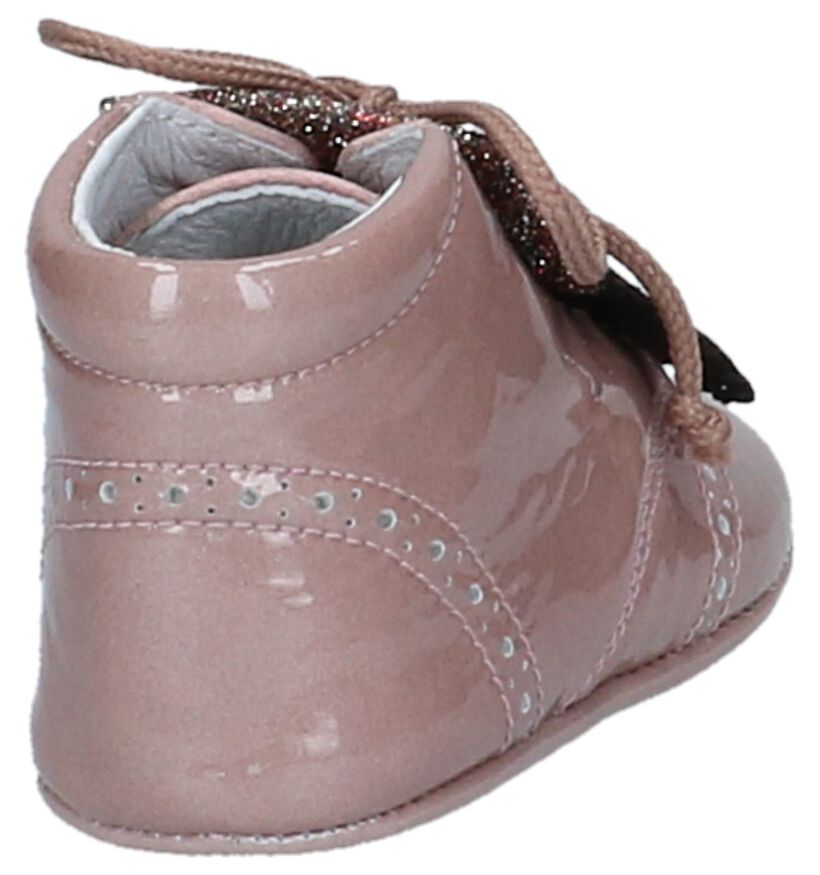 Beberlis Donker Roze Babyschoentjes in lakleer (230228)